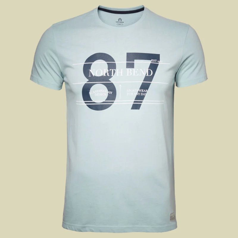 North BendCollege Tee T-Shirt Herren Größe M Farbe hellblau 5001 Zertifiziert