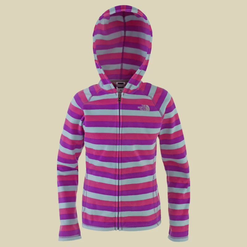 Top-Angebot The North FaceStriped Glacier Full Zip Hoodie Girl's Größe S Farbe magic magenta stripe