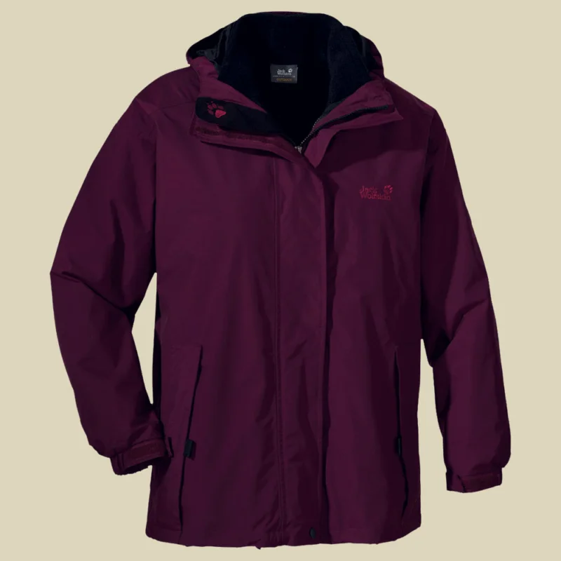Billig Jack WolfskinIceland Women Größe L Farbe dark berry