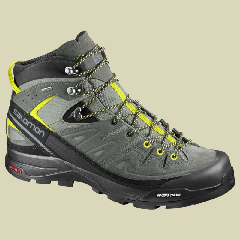 Heißes Angebot SalomonX ALP MID LTR GTX Men Größe UK 7,5 Farbe shadow/castor gray/lime punch