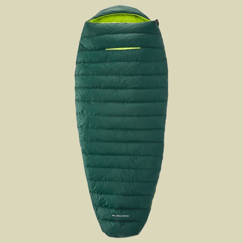 nordiskTension Comfort 600 bis Körpergröße 175 cm (M) Farbe scarab-lime , Reißverschluss links Schnäppchen