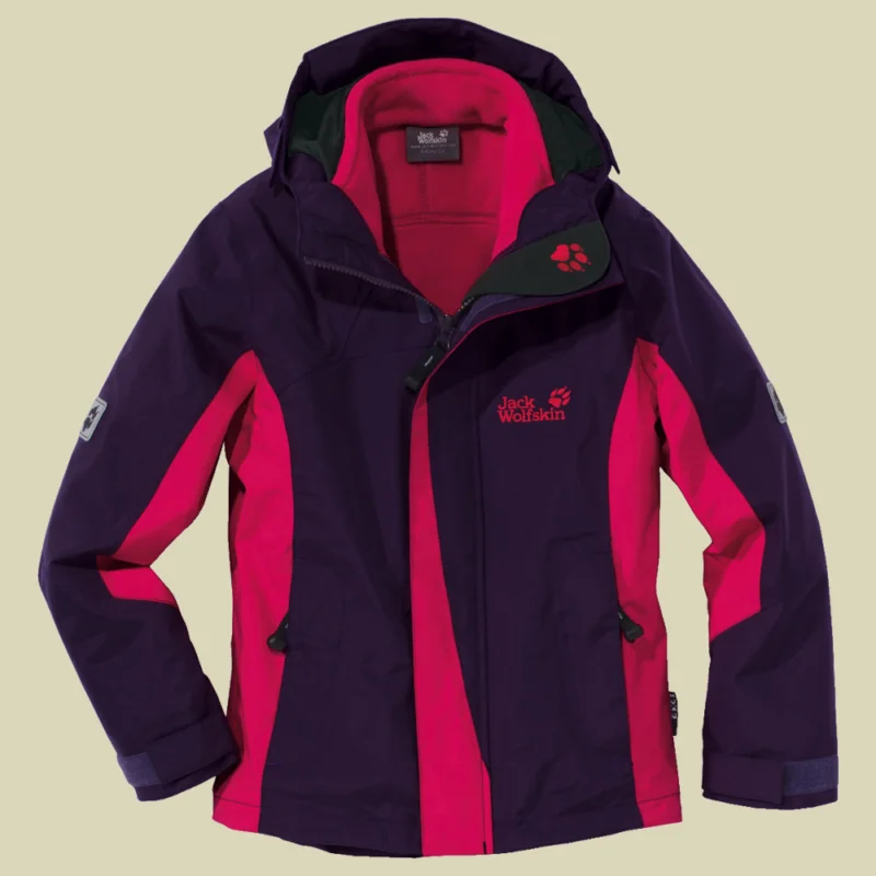 Aktuell Jack WolfskinGirls Serpentine Jacket Größe 104 Farbe aubergine