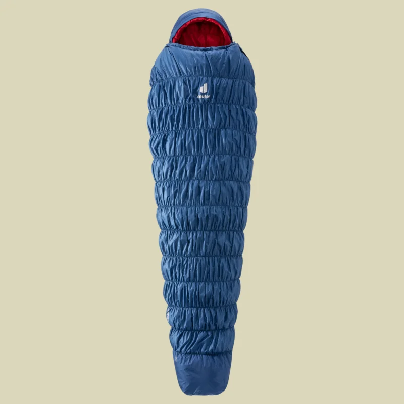 deuterExosphere -10 Grad bis Körpergröße 200 cm (L) Farbe steel-fire, Reißverschluss links Markenprodukt