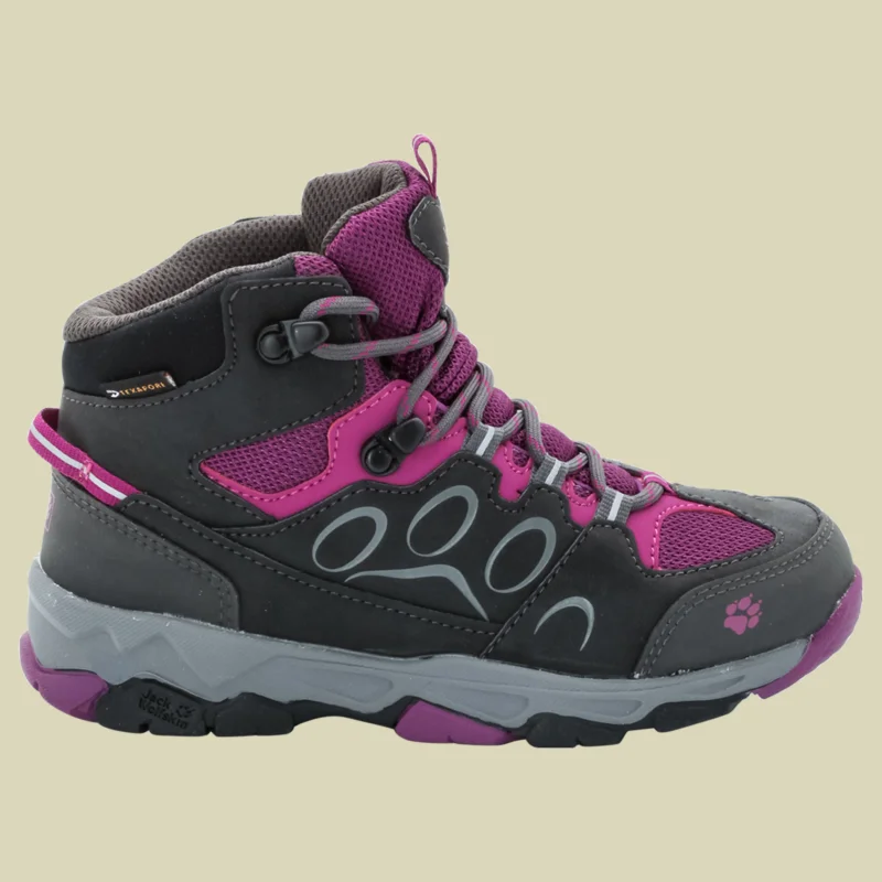 Jack WolfskinMTN Attack 2 Texapore Mid Kids Größe 26 Farbe dark magenta Online Kaufen