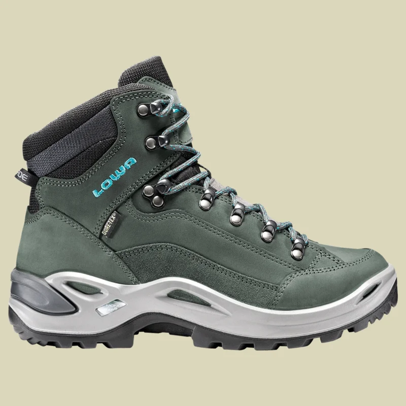 LowaRenegade GTX Mid Women Größe UK 5,5 Farbe anthrazit/türkis Neue Kollektion