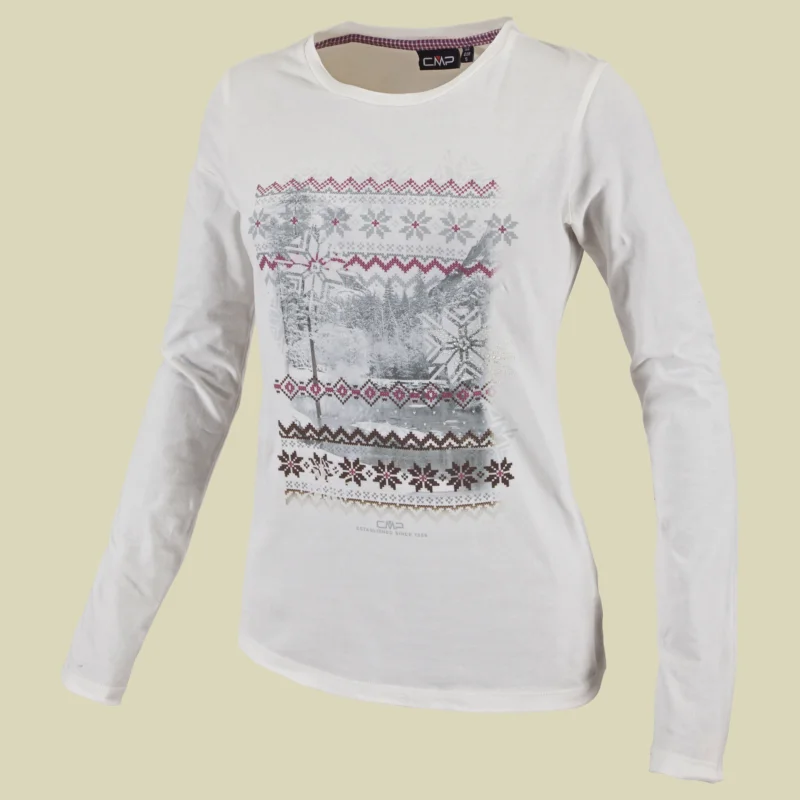 CMPWoman Stretch Sweat T-Shirt CMP 3U29856 Größe 36 Farbe A143 bianco gesso Saisonangebot