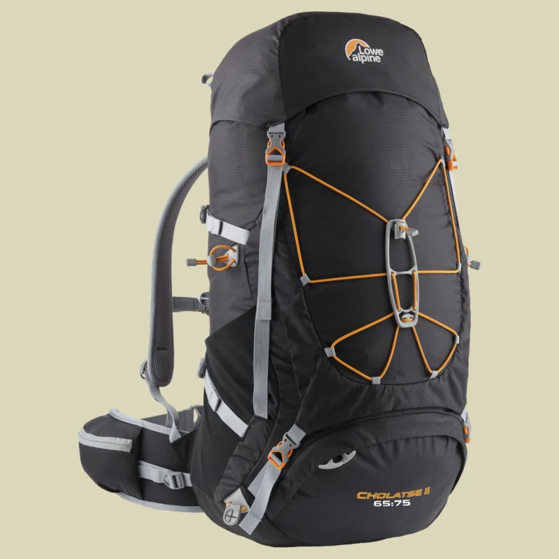 Markenprodukt Lowe AlpineCholatse II 65:75 XL Volumen 65 L + 10 L Farbe black/pumpkin