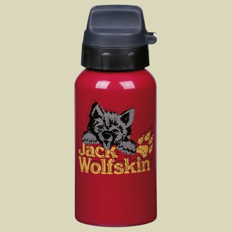 Aktuell Jack WolfskinKids Wolf Bottle Volumen 0,4 Farbe real red