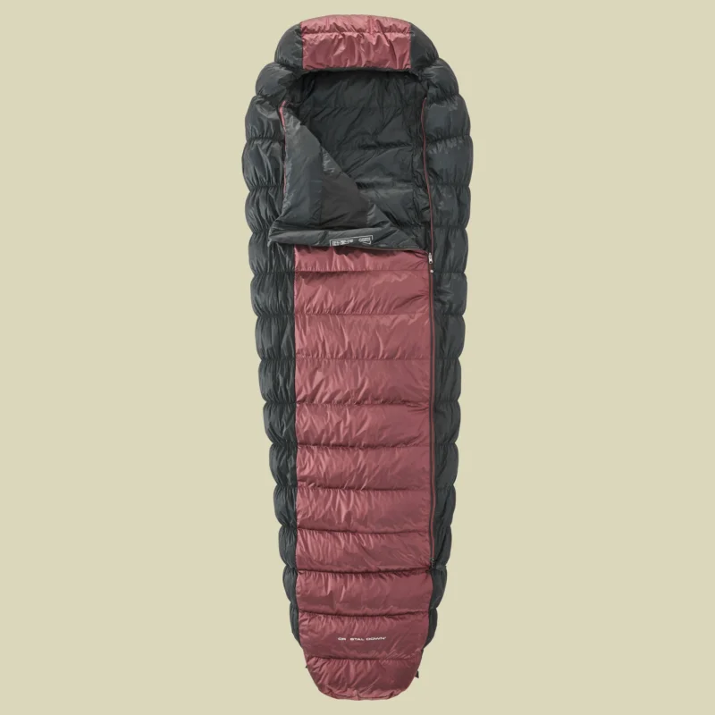 nordiskVoyage 300 Schlafsack Körpergröße 205cm (XL) cm Farbe ribbon red/black, Schlafsack Reissverschluss links Markenware