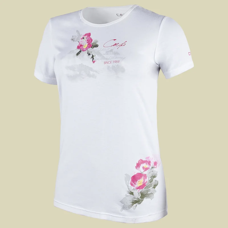 Ausverkauf CMPWoman T-Shirt 3T66966 Größe 34 Farbe A001 bianco-fuxia