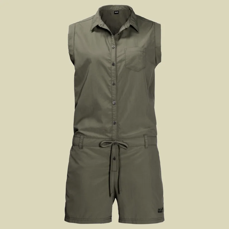 Nur Für Kurze Zeit Jack WolfskinKalahari Jumpsuit Women Größe S Farbe woodland green