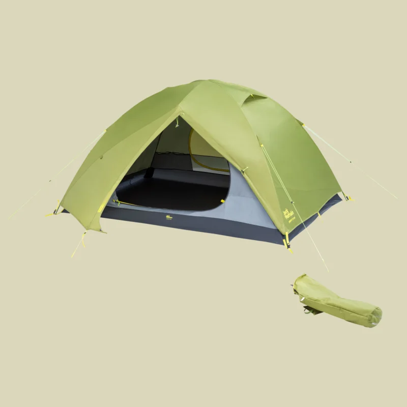 Neuheit Jack WolfskinSkyrocket III Dome Personen: 3 Farbe: ginkgo green