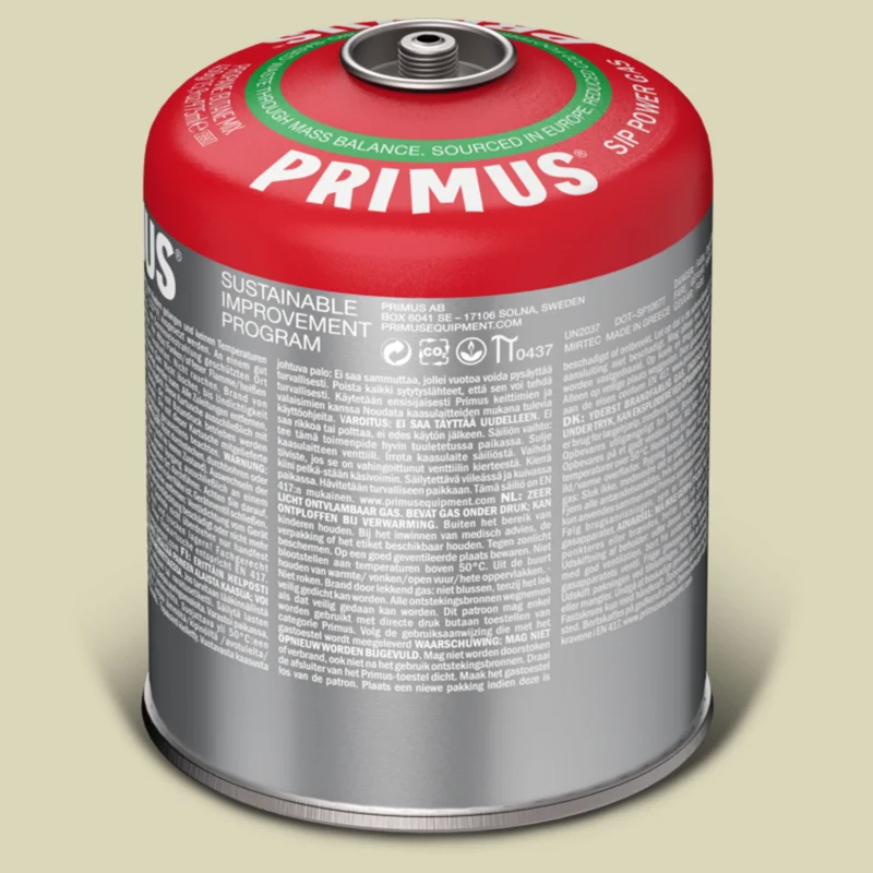 Heißes Angebot PrimusSIP Power Gas 450g L1 Gaskartusche mit Sicherheitsventil