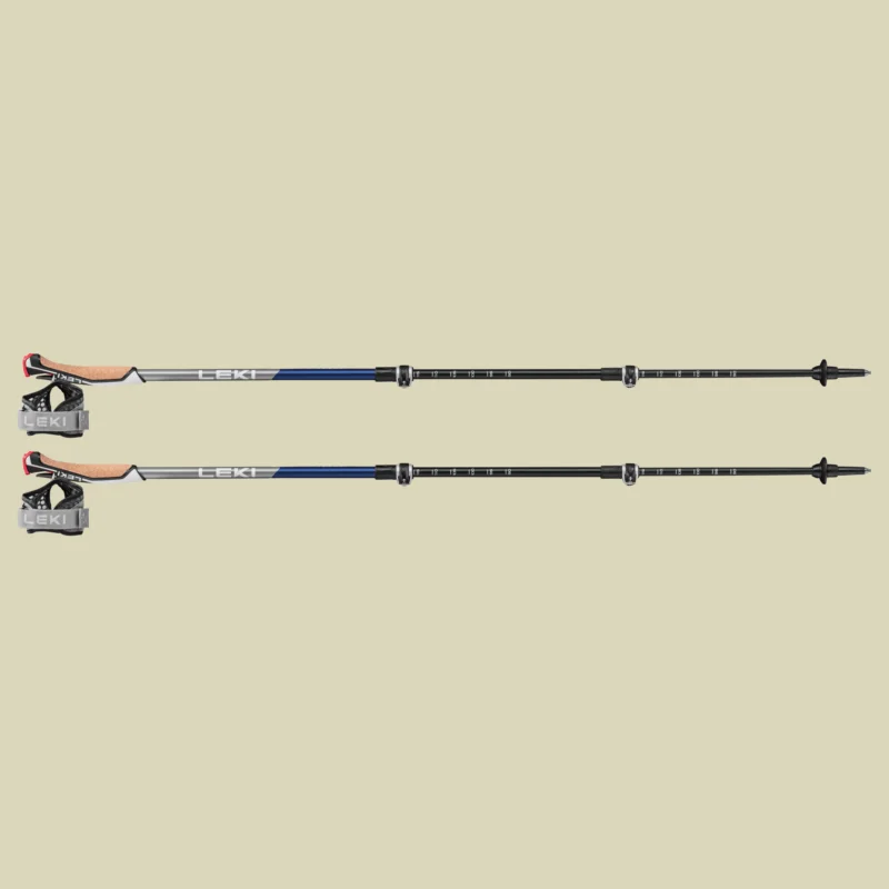 LekiTraveller Carbon Länge 90-130 cm Farbe midnightblue dark metallic-light anthracite-white Sichere Zahlung