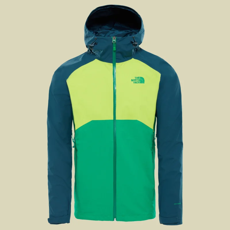The North FaceStratos Jacket Men Größe S Farbe primary green/lime green/kodiak blue Direkt Vom Hersteller