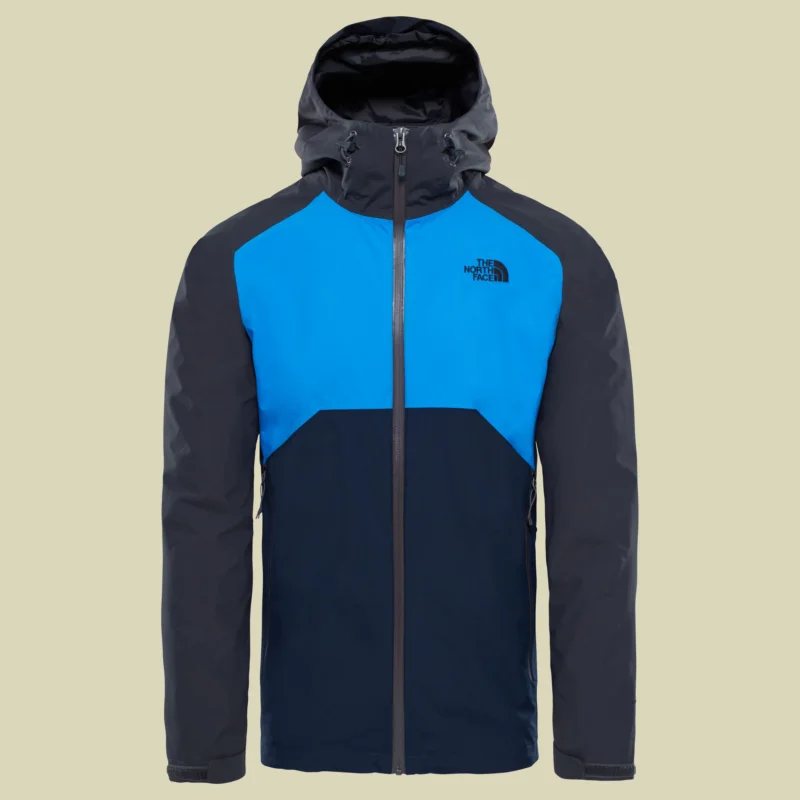 The North FaceStratos Jacket Men Größe S Farbe asphalt grey/bomber blue/urban navy Mega-Angebot
