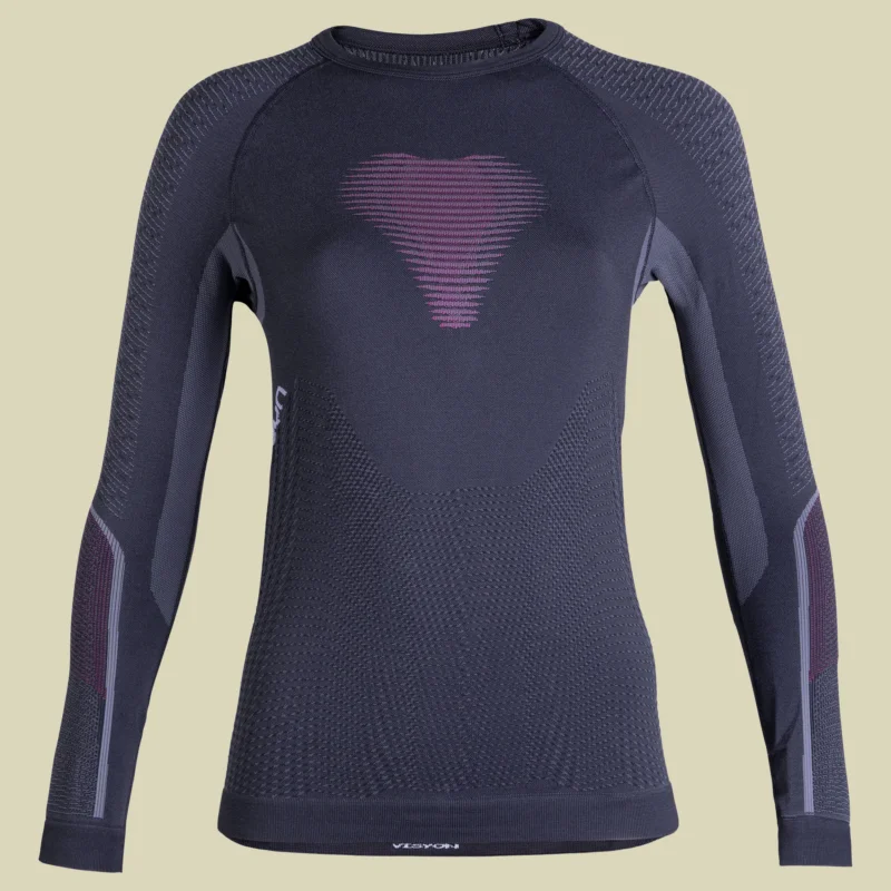Preisreduziert UYNVisyon UW Shirt LG_SL Women Größe L-XL Farbe charcoal/rasperry/white