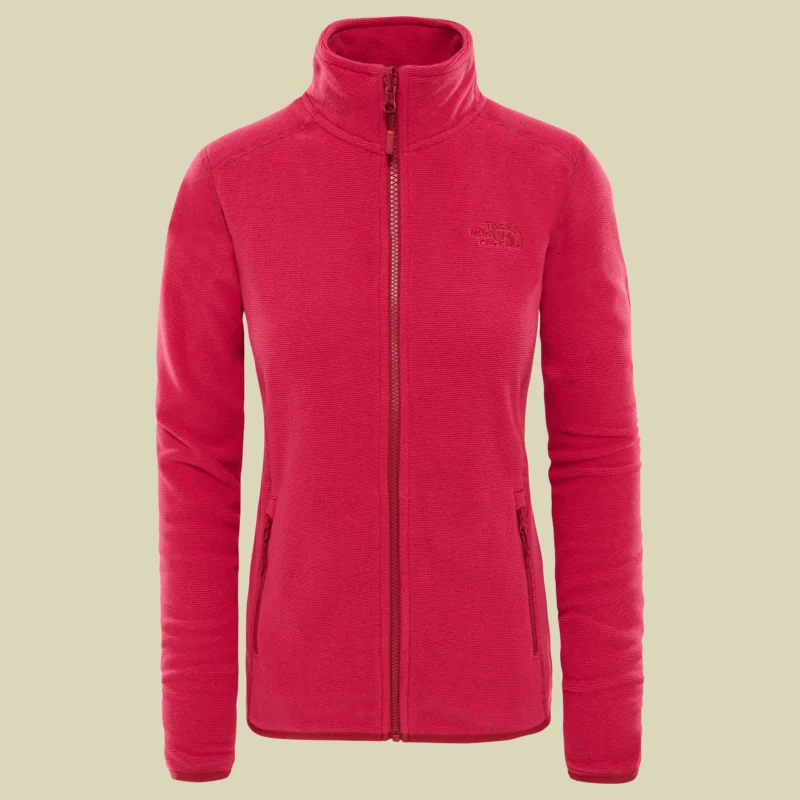 The North Face100 Glacier Full Zip Women Größe XS Farbe rumba red/cerise pink stripe Abverkauf