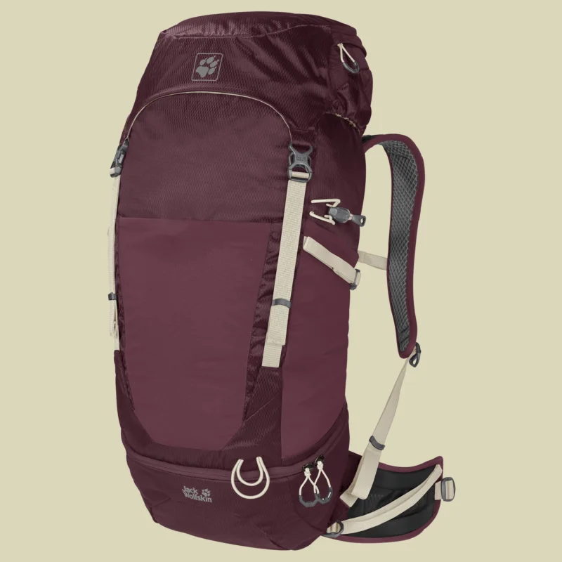 Preisreduziert Jack WolfskinKalari Trail 36 Pack Volumen 36 Farbe port wine
