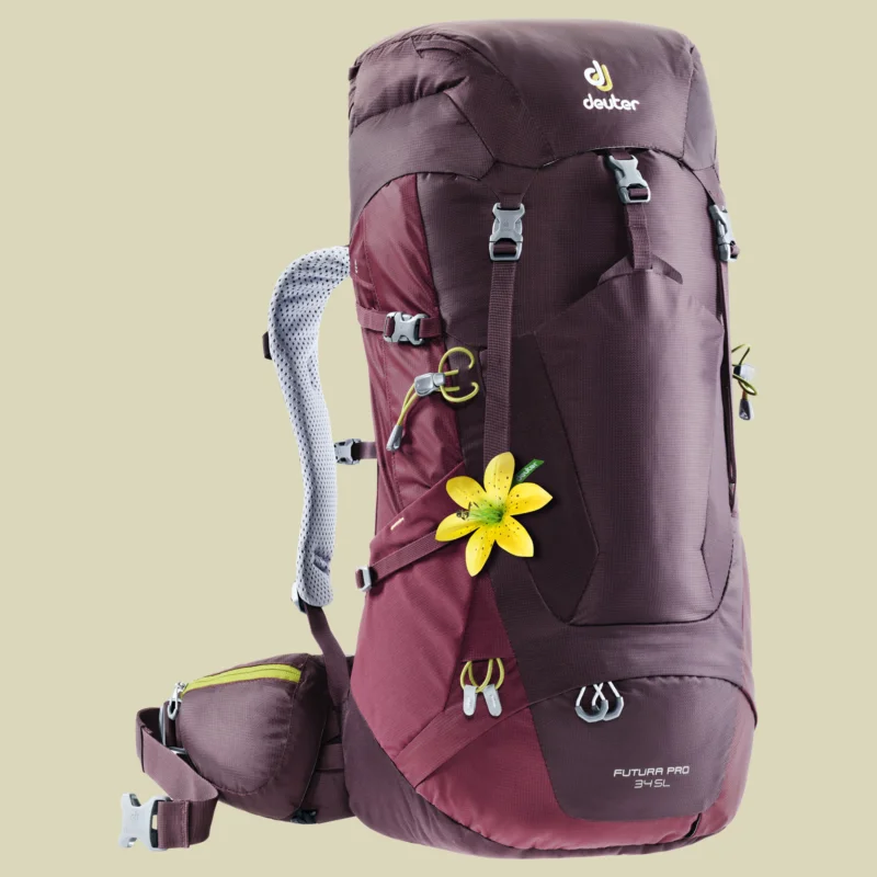 Bestseller deuterFutura PRO 34 SL Women Volumen 34 Farbe aubergine-maron