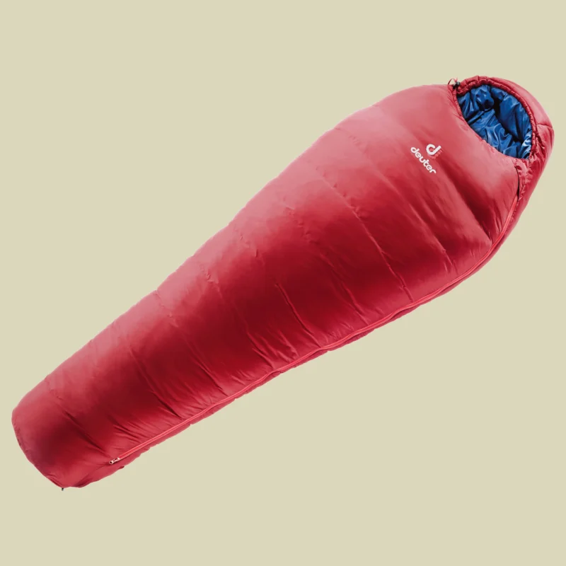 deuterOrbit minus 5 Grad bis Körpergröße 200 cm Farbe cranberry-steel, Reißverschluss links Saisonangebot