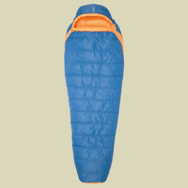 Sofort Bestellen ExpedVersa Mummy +5° bis Körpergröße Schlafsack 195 cm (L) cm Farbe blau, Reißverschluss Schlafsack links
