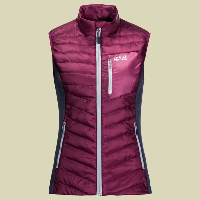 Bestseller Jack WolfskinRouteburn Vest Women Größe LFarbe wild berry