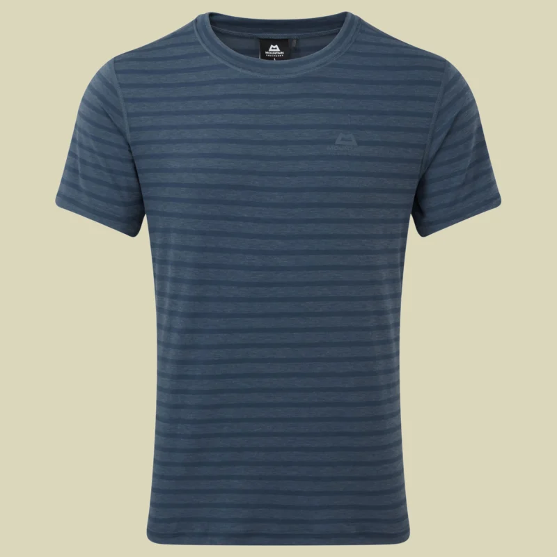 Mountain EquipmentGroundup Tee Men Größe XL Farbe denim blue stripes Sale