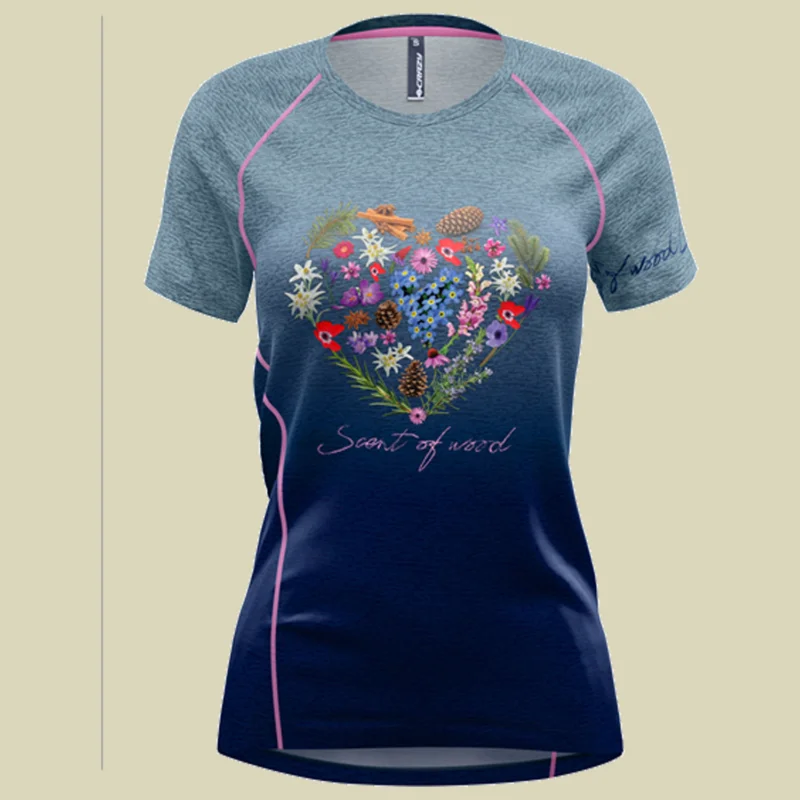 Bestseller CrazyT-Shirt Mountain Flash Women Größe S Farbe scent of wood