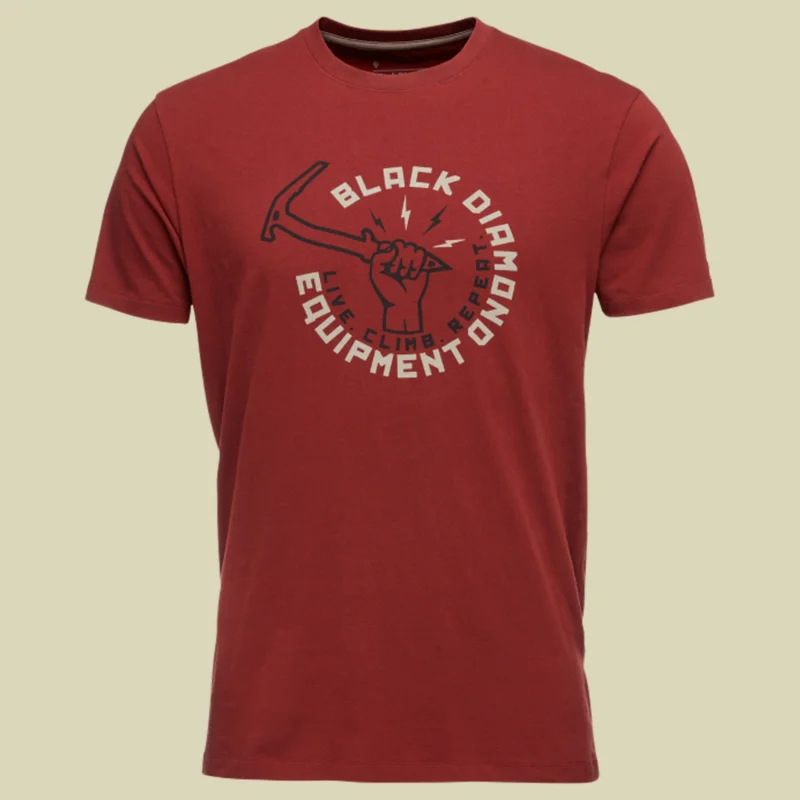 Highlight Black DiamondHammered Tee Men Größe M Farbe red oxide