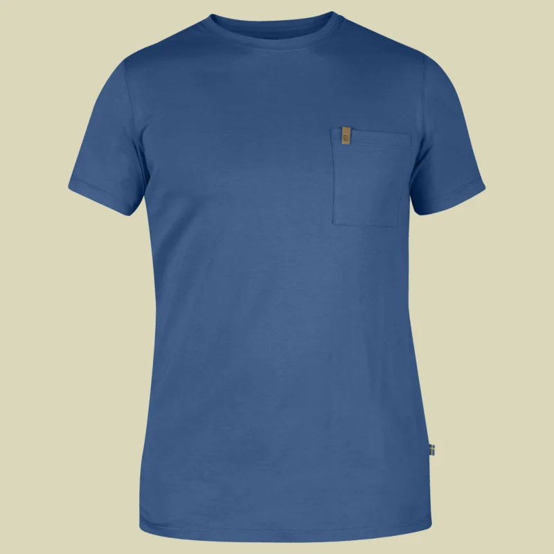 FjällrävenÖvik Pocket T-Shirt Men Größe S Farbe uncle blue Schneller Versand