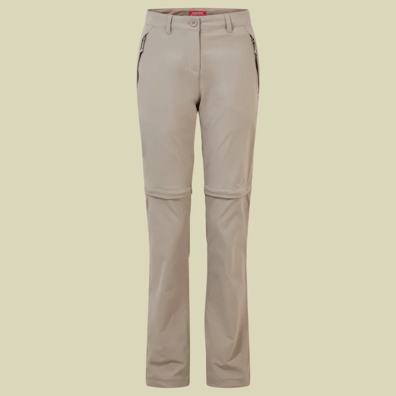 Meistverkauft CraghoppersNosiLife Pro Convertible Trousers Women Größe 40 (UK12) Farbe mushroom