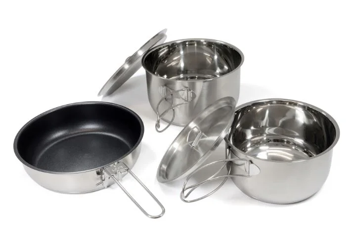 Origin Outdoors'Non-Stick' - Edelstahlkochset Angebot