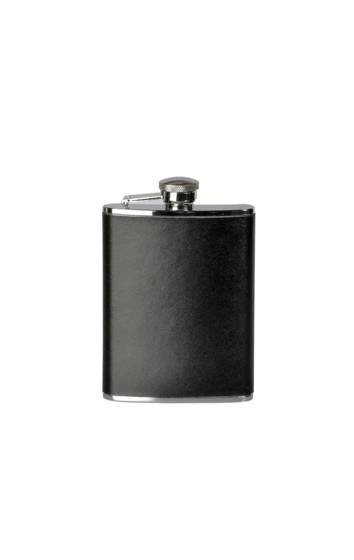 RELAGS Edelst. Flachmann eckig Leder 180ml Top-Preis