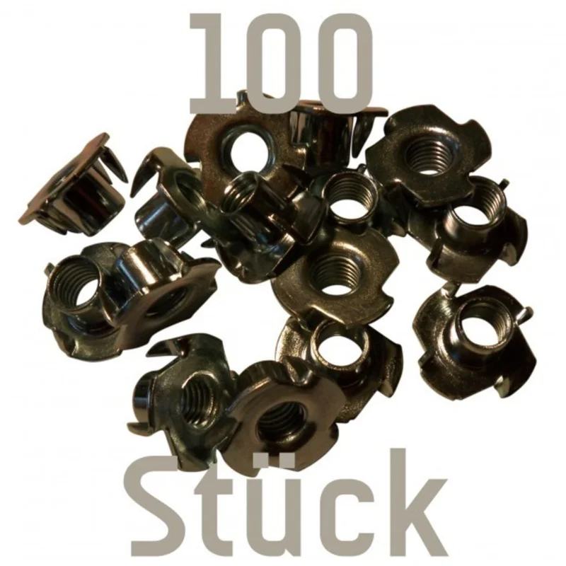 100 Einschlagmuttern M10 für Klettergriffe Sale