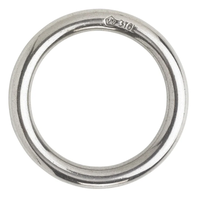 Geprüft AustriAlpin Edelstahl Ring ohne Schweißnaht 7,3 x 45 mm