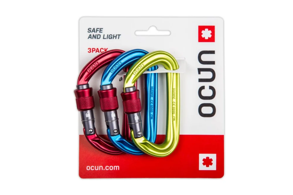 Hawk Screw 3er-Pack Karabiner Ocun Solange Der Vorrat Reicht