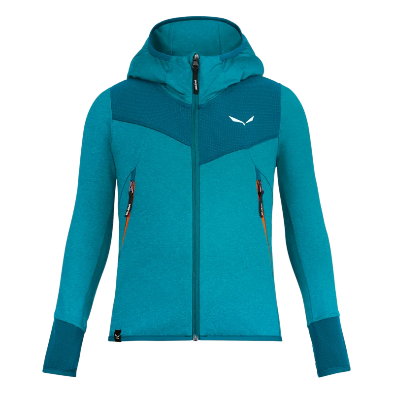 Agner Melange Pl K Fz Hdy Fleece-Hoody, Unisex, Kinder - Salewa Nur Heute