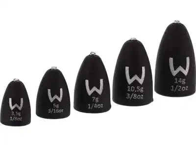 Wochenendangebot Westin Tungsten Bullet Weights Matte Black 7g