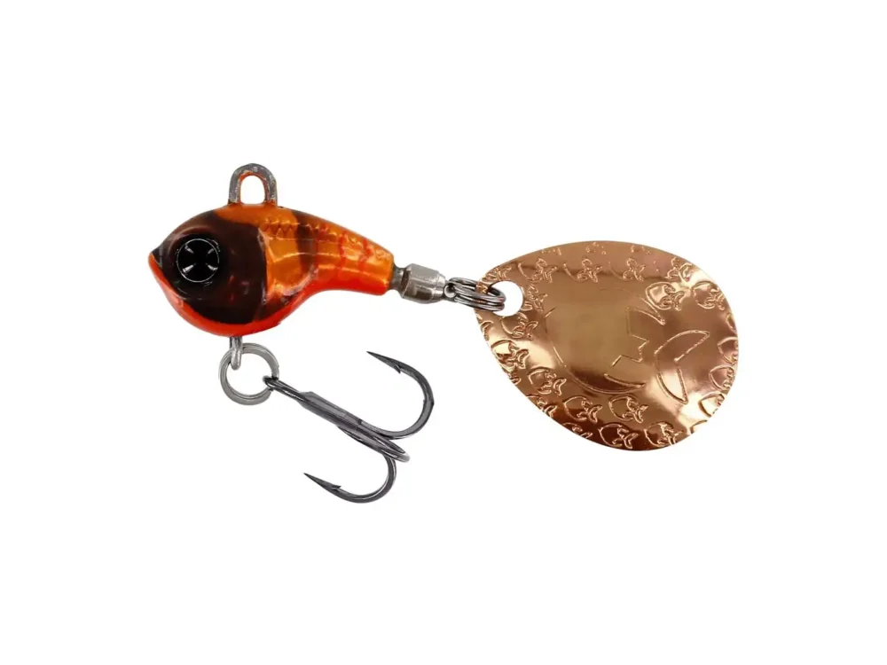 Westin DropBite Tungsten Spin Tail Jig 9g Fire Craw Billig
