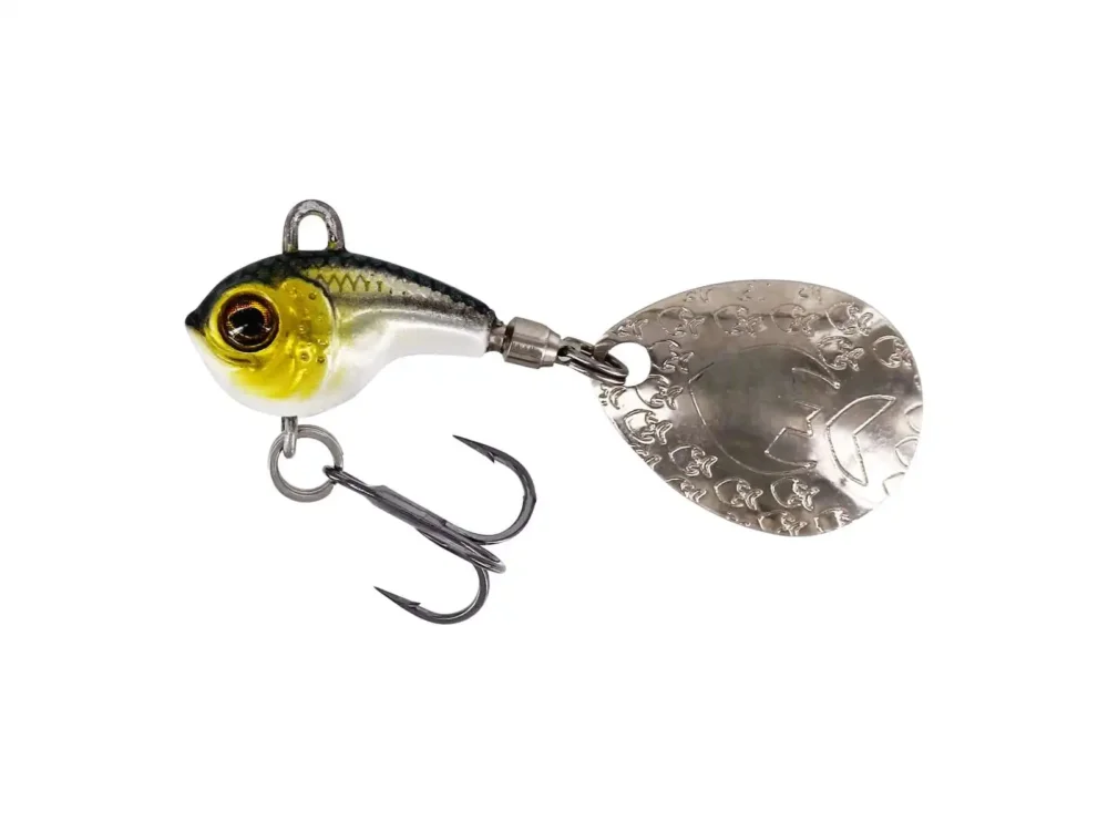 Westin DropBite Tungsten Spin Tail Jig 9g Headlight Highlight
