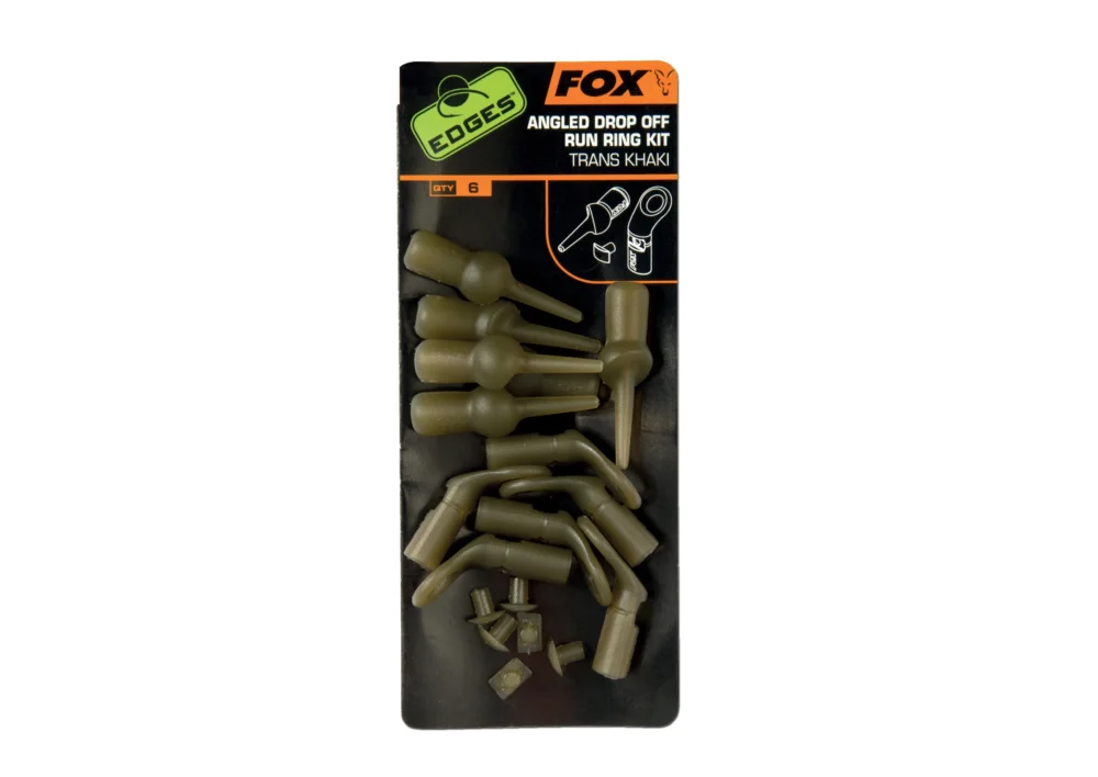 FOX Carp Edges Angled Drop Off Run Ring Kit Trans Khaki Saisonangebot
