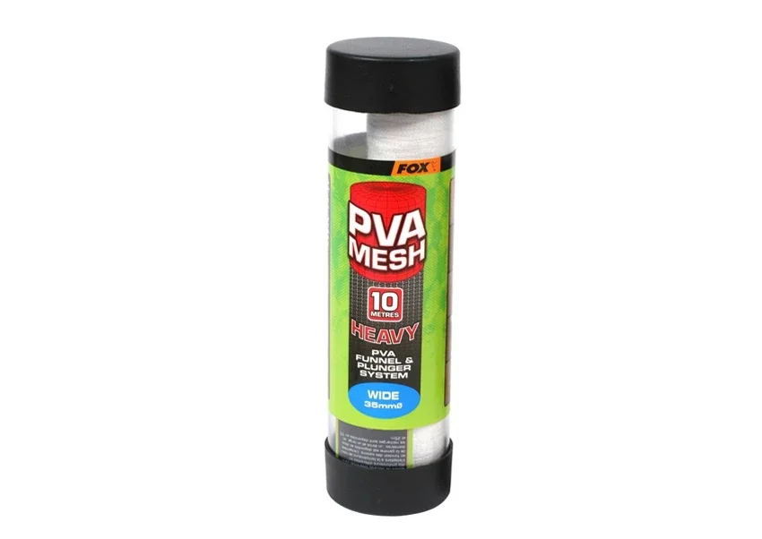FOX Carp PVA Mesh Heavy 10m Wide Funnel & Plunger System Neue Kollektion
