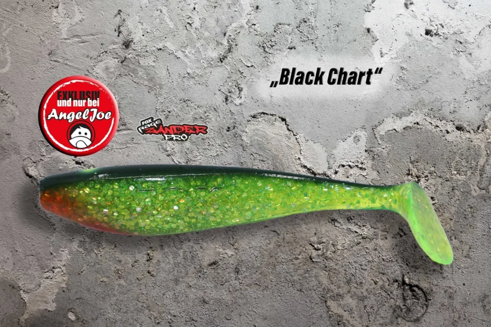 FOX Rage Zander Pro Shad AJ Sonderfarben 12cm Black Chart Bestseller