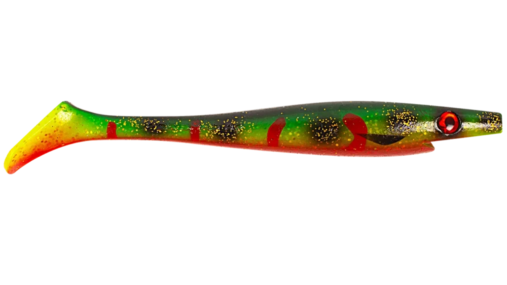Neue Ware Strike Pro Pig Shad 23cm Psycho Spotted Bullhead