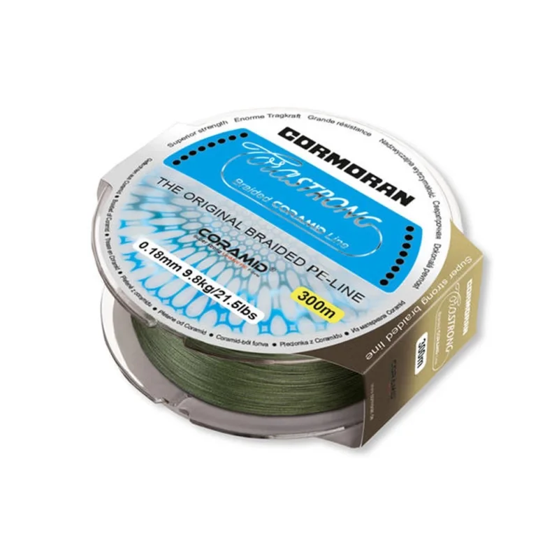 Günstig Cormoran Corastrong Braid 135m Grün 0,18mm 9,8kg