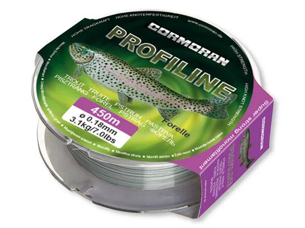Cormoran Profiline Schnur Forelle 450m Hellgrau 0,20mm 3,7kg Top-Seller