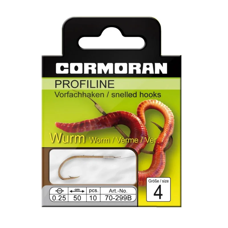 Cormoran Profiline Haken Wurm brüniert #6 50cm 0,25mm Sofort Bestellen