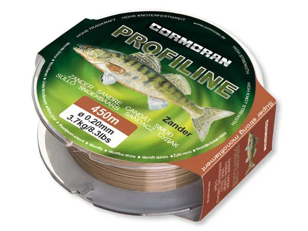 Preisknaller Cormoran Profiline Schnur Zander 450m Hellbraun 0,22mm 4,4kg