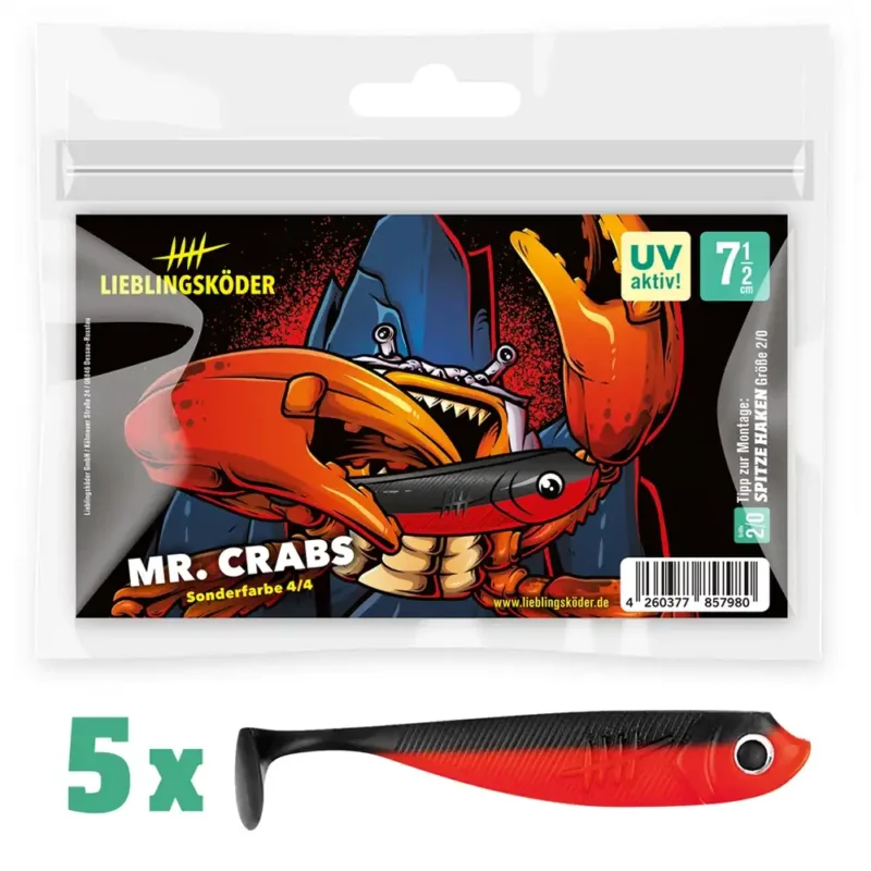 Expressversand Lieblingsköder 7,5cm Mr. Crabs